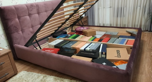 Перетяжка изголовья кровати. Светлоград