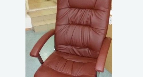 Обтяжка офисного кресла. Светлоград