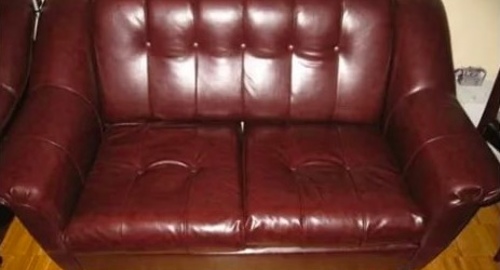 Обивка дивана кожей. Светлоград